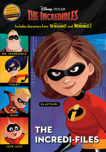 The Incredibles - "The Incredi-files"-rebooked, children's book, teenager's book, second hand book, english book, 小童書，青少年書，二手書，英文書