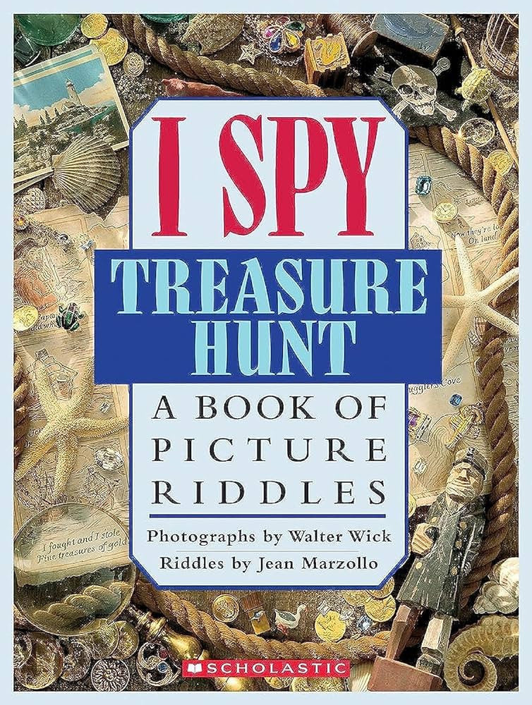 I Spy - "Treasure Hunt"-rebooked, children's book, teenager's book, second hand book, english book, 小童書，青少年書，二手書，英文書