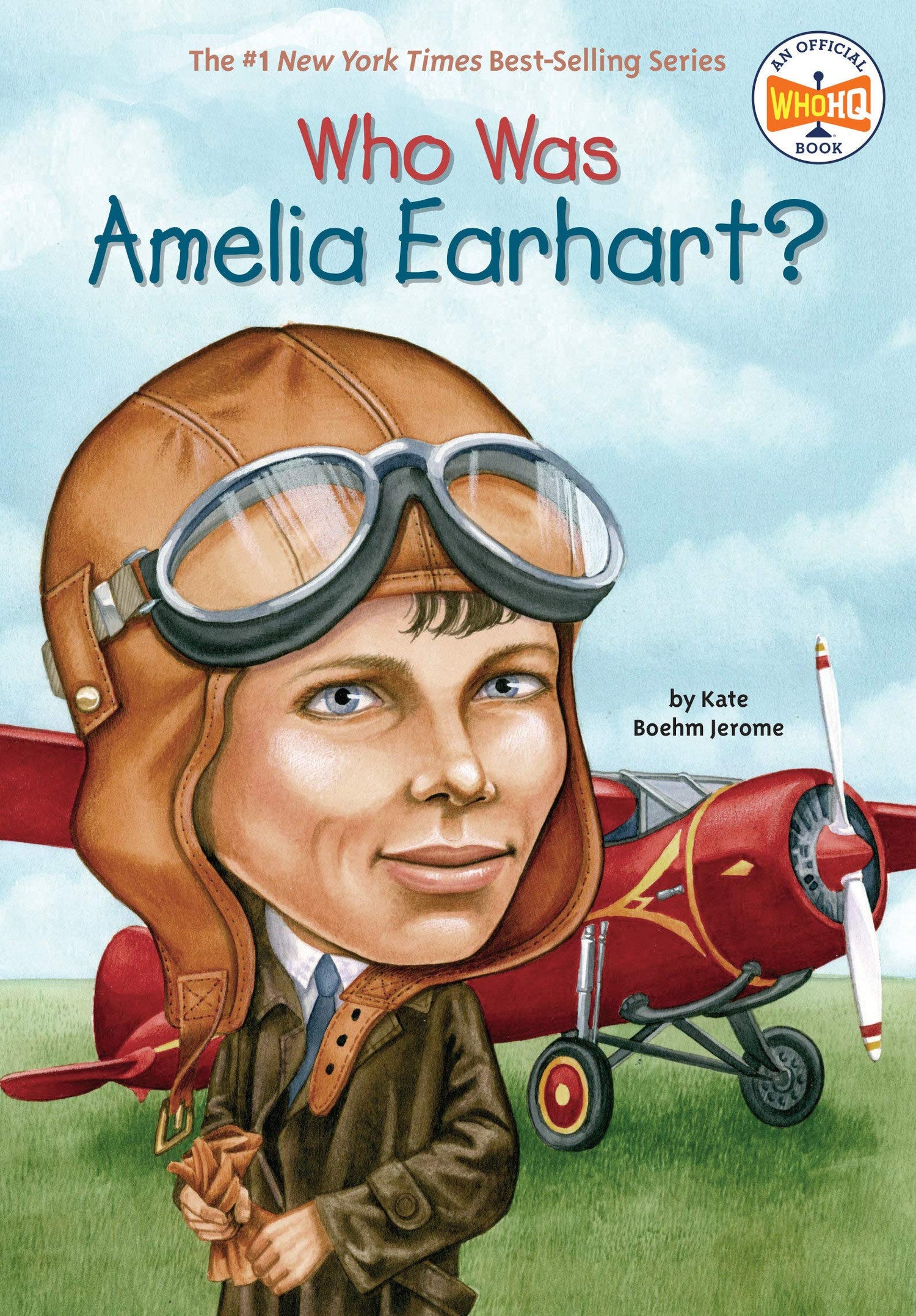 Who Was Amelia Earhart?-rebooked, children's book, teenager's book, second hand book, english book, 小童書，青少年書，二手書，英文書