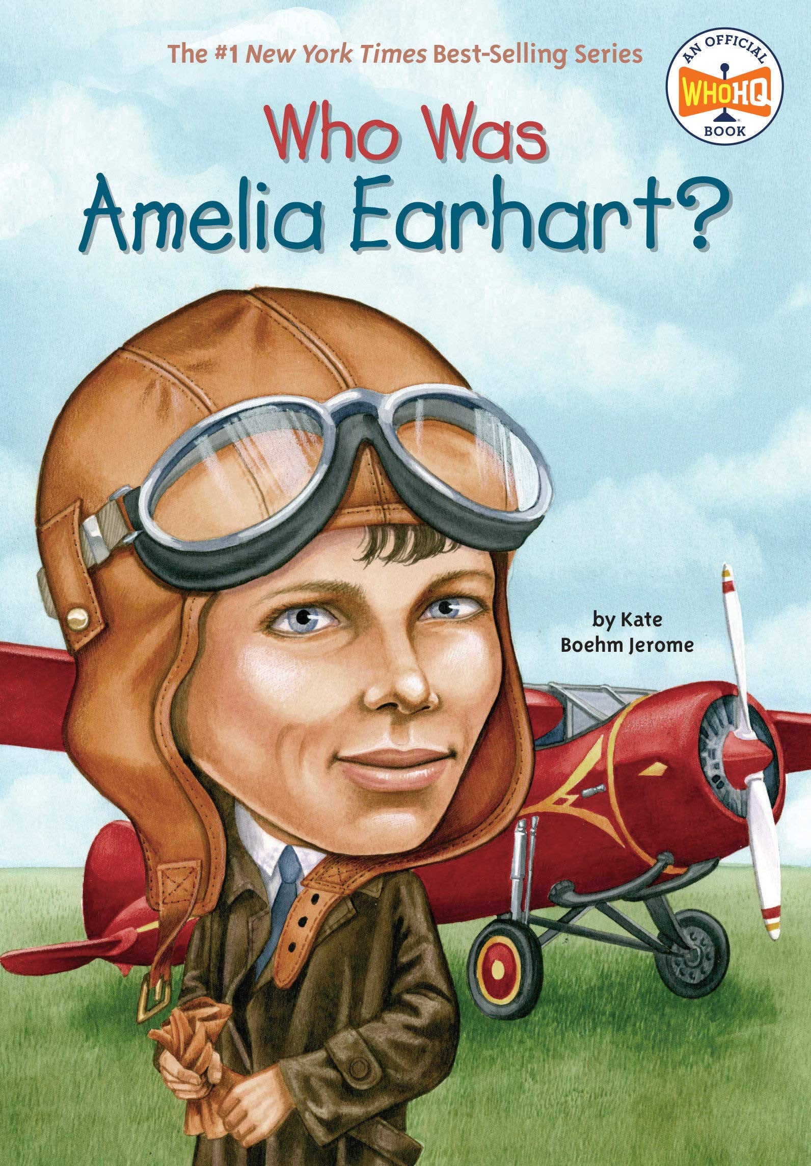 Who Was Amelia Earhart?-rebooked, children's book, teenager's book, second hand book, english book, 小童書，青少年書，二手書，英文書