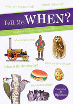 Tell Me WHEN? (Answers to hundreds of questions!)-rebooked, children's book, teenager's book, second hand book, english book, 小童書，青少年書，二手書，英文書