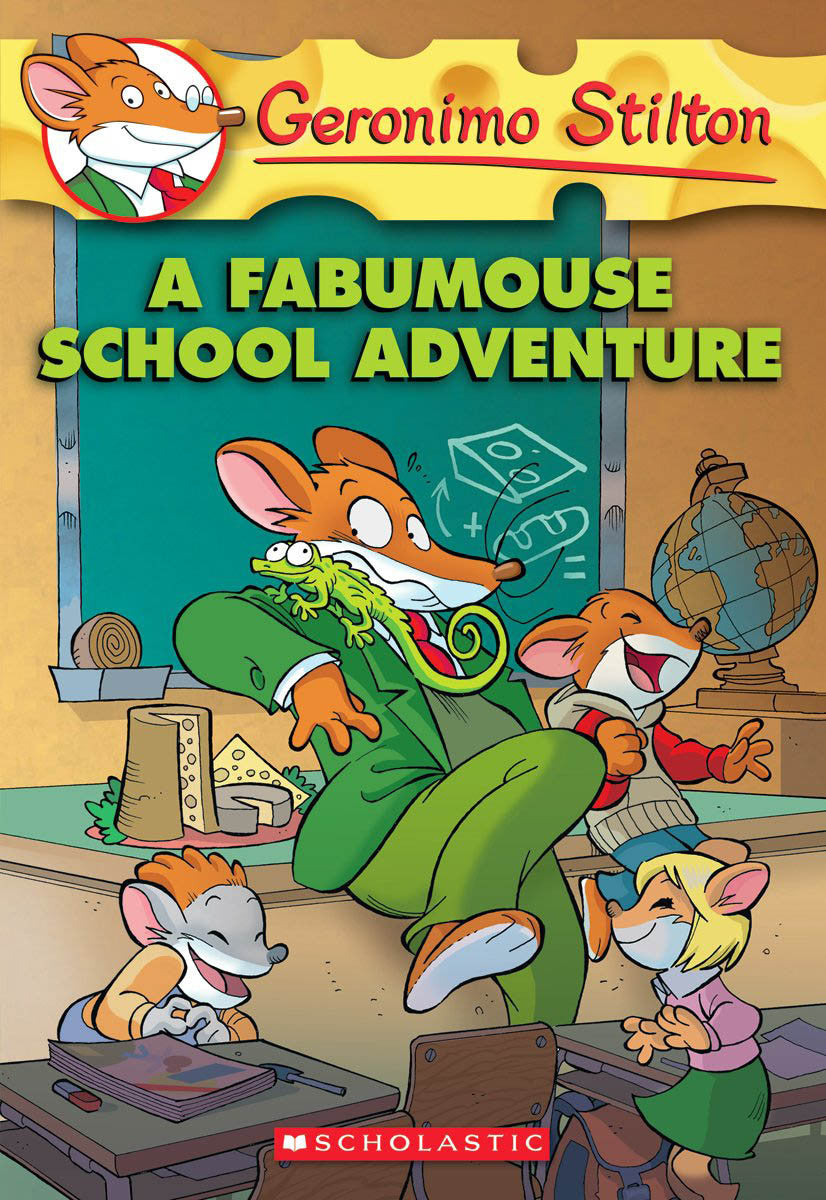 Geronimo Stilton - "A Fabumouse School Adventure"-rebooked, children's book, teenager's book, second hand book, english book, 小童書，青少年書，二手書，英文書