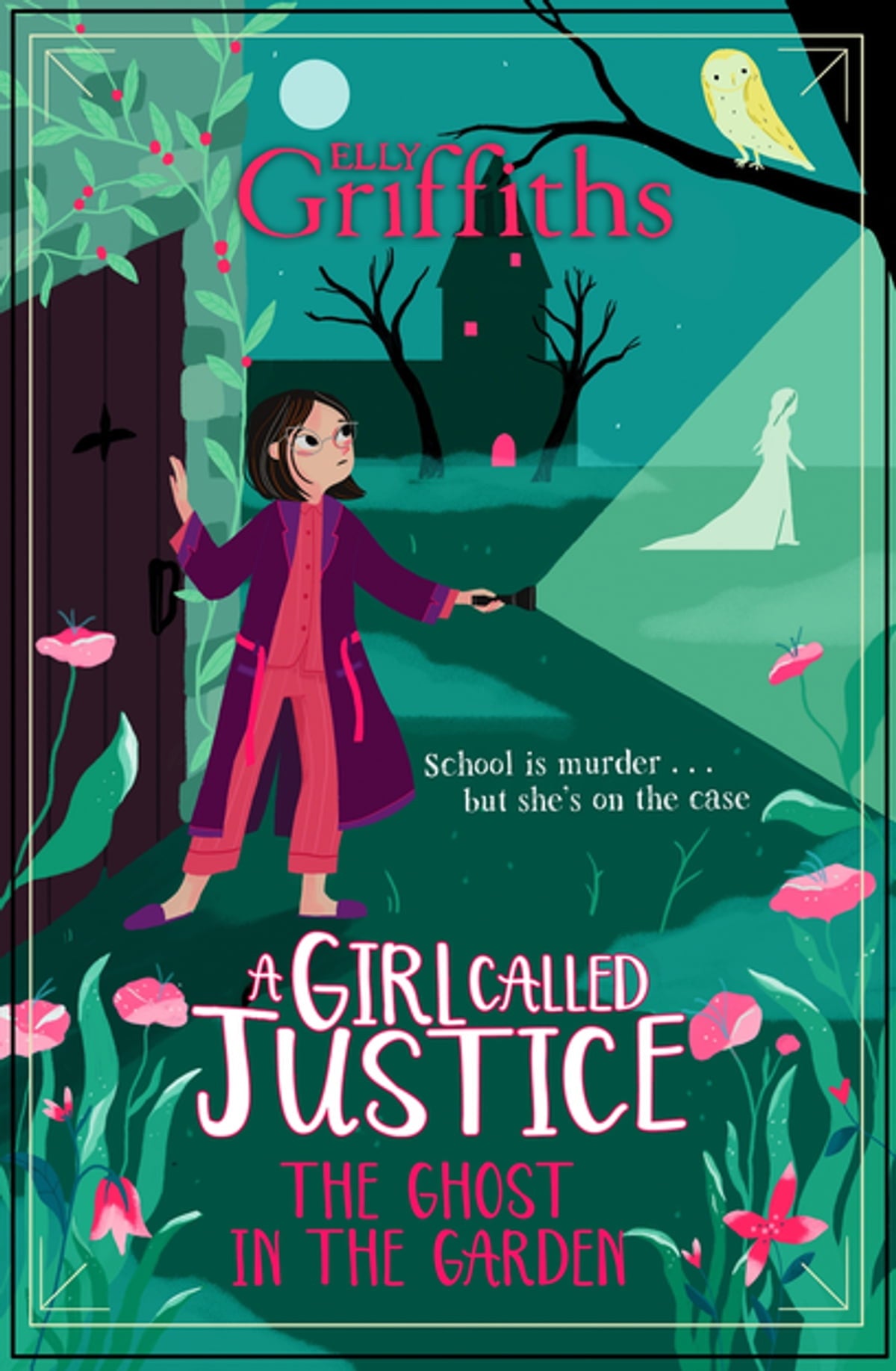 A Girl Called Justice - "The Ghost in the Garden"-rebooked, children's book, teenager's book, second hand book, english book, 小童書，青少年書，二手書，英文書