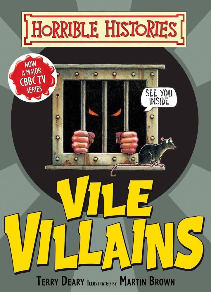 Horrible Histories - "Vile Villains"-rebooked, children's book, teenager's book, second hand book, english book, 小童書，青少年書，二手書，英文書