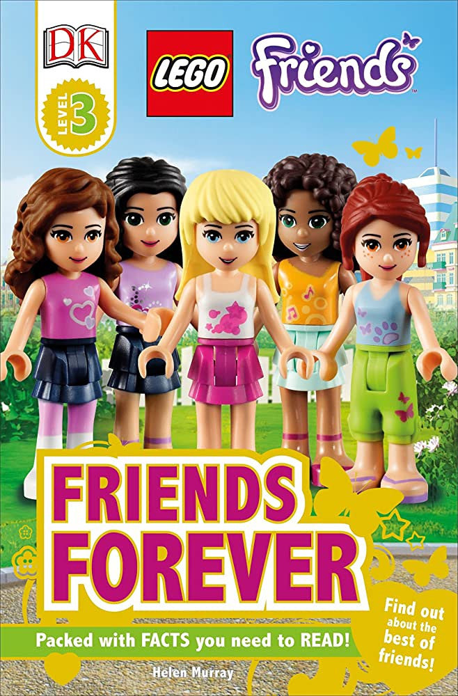 DK Level 3 Lego: Friends - "Friends Forever"-rebooked, children's book, teenager's book, second hand book, english book, 小童書，青少年書，二手書，英文書