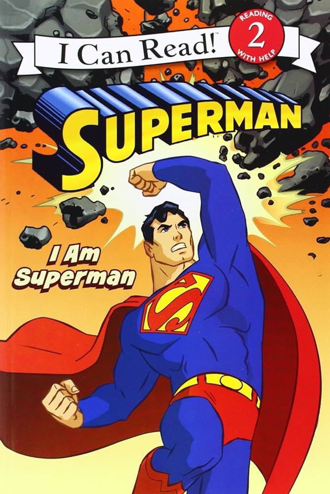 I Can Read (Level 2) - "Superman Classic: I Am Superman"-rebooked, children's book, teenager's book, second hand book, english book, 小童書，青少年書，二手書，英文書