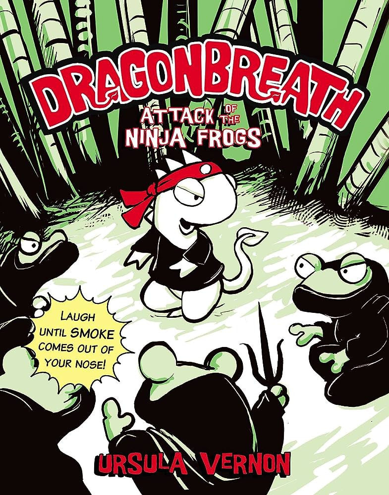 Dragonbreath - "Attack of the Ninja Frogs"-rebooked, children's book, teenager's book, second hand book, english book, 小童書，青少年書，二手書，英文書