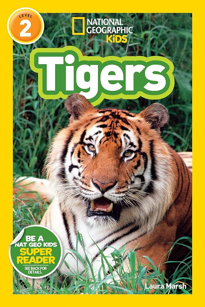 National Geographic Kids - "Tigers"-rebooked, children's book, teenager's book, second hand book, english book, 小童書，青少年書，二手書，英文書