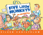 Five Little Monkeys go Shopping-rebooked, children's book, teenager's book, second hand book, english book, 小童書，青少年書，二手書，英文書
