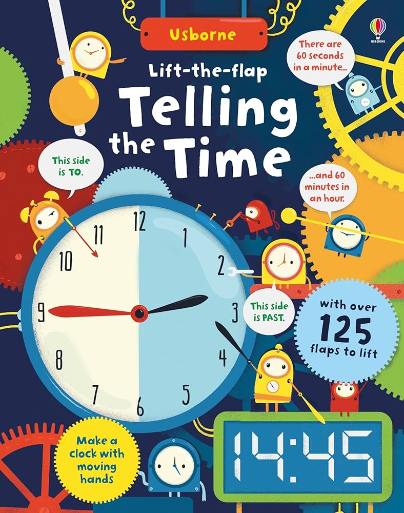 Usborne Lift-the-flap - "Telling the Time"