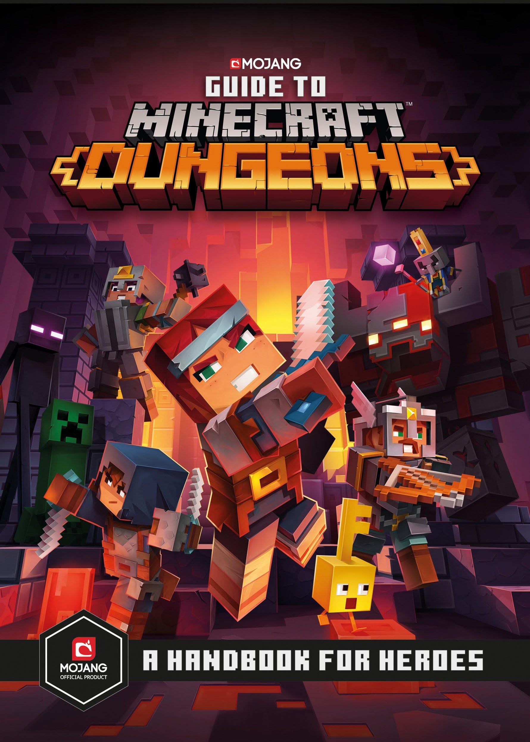 Minecraft Dungeons - "A Handbook for Heroes"-rebooked, children's book, teenager's book, second hand book, english book, 小童書，青少年書，二手書，英文書