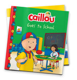 Caillou - "Goes to School"-rebooked, children's book, teenager's book, second hand book, english book, 小童書，青少年書，二手書，英文書