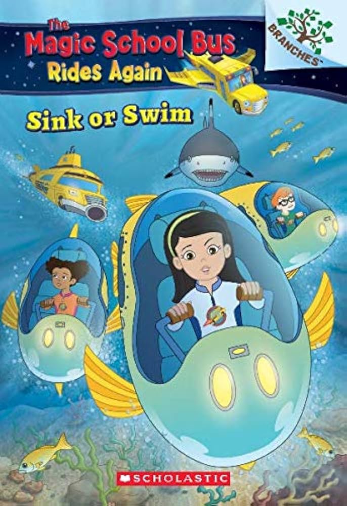 The Magic School Bus Rides Again - "Sink or Swim"-rebooked, children's book, teenager's book, second hand book, english book, 小童書，青少年書，二手書，英文書
