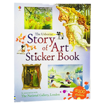 The Usborne Story of Art Sticker Book-rebooked, children's book, teenager's book, second hand book, english book, 小童書，青少年書，二手書，英文書