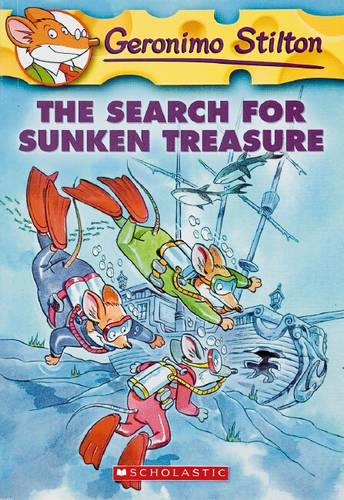 Geronimo Stilton - "The Search For Sunken Treasure"-rebooked, children's book, teenager's book, second hand book, english book, 小童書，青少年書，二手書，英文書