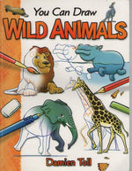 You Can Draw Wild Animals-rebooked, children's book, teenager's book, second hand book, english book, 小童書，青少年書，二手書，英文書